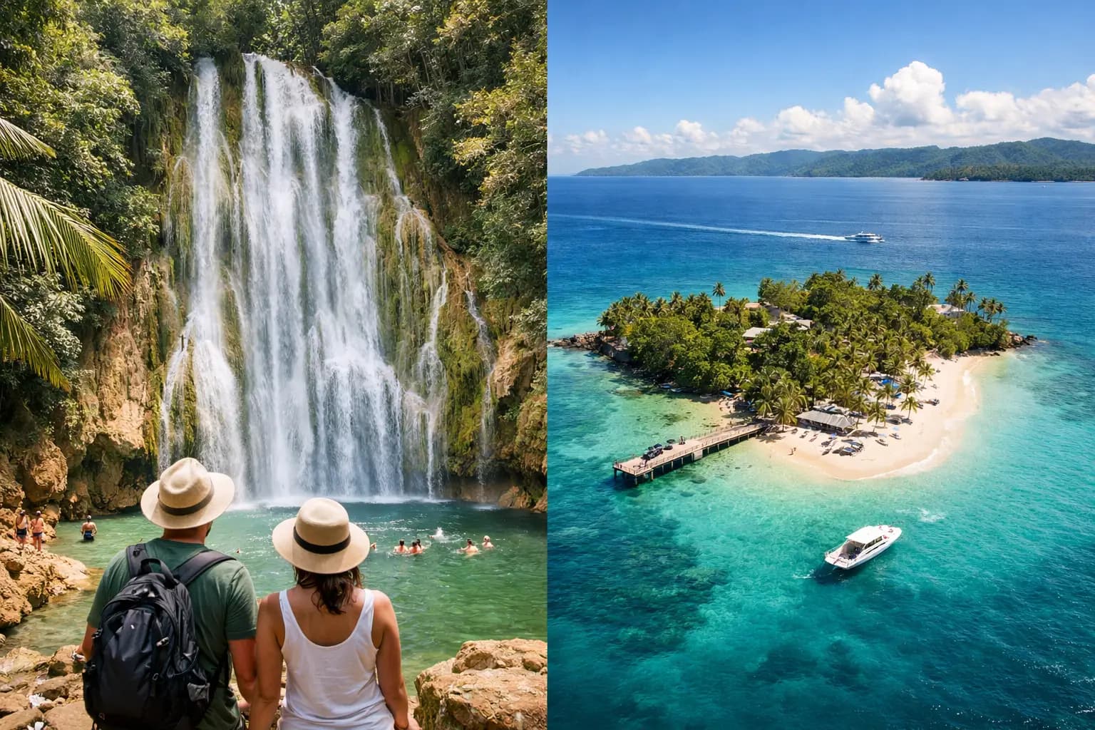 Tour della cascata El Limón + Cayo Levantado